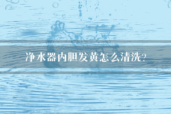 净水器内胆发黄怎么清洗？