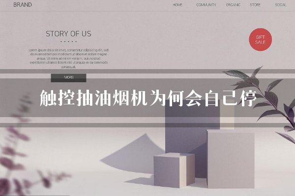 触控抽油烟机为何会自己停