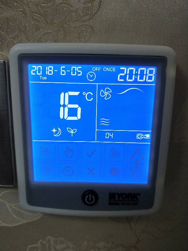 约克中央空调显低电流停机是什么原因？