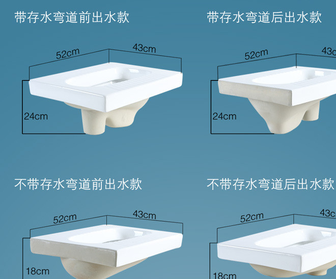 带反水弯的蹲便器冲不下去大粪便是什么原因